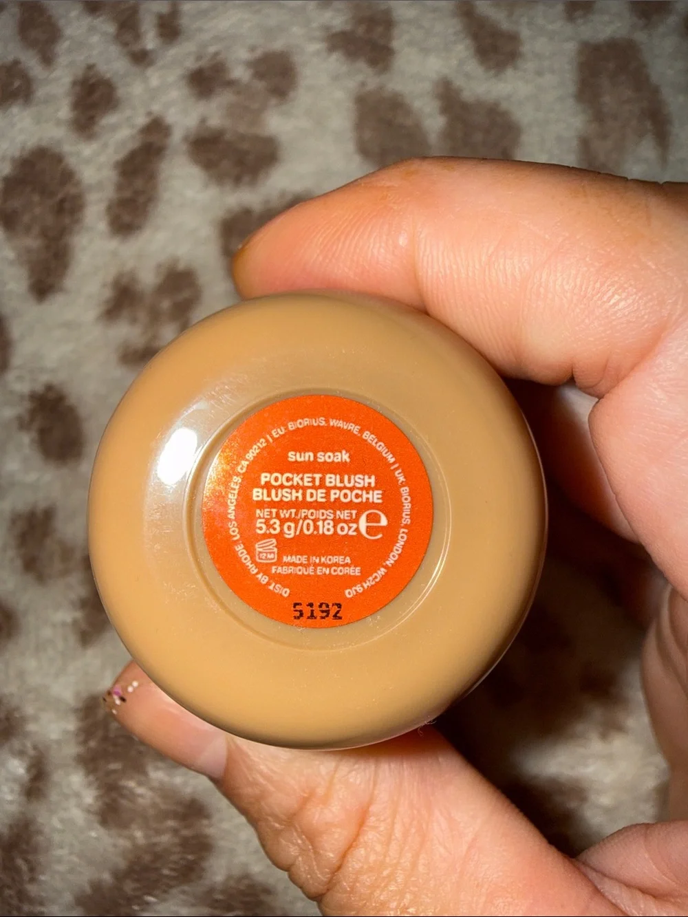 rhode pocket blush -sun soak BN no box